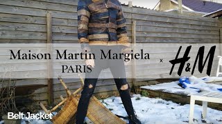 Maison Martin Margiela x HampM Leather Belt Jacket overview  Mens Fashion [upl. by Ehsrop]