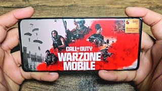 COD WARZONE MOBILE Snapdragon 888 amp 8GB RAM High Graphics 60FPS [upl. by Airb]