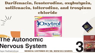 Darifenacin Fesoterodine Oxybutynin Oxytrol Solifenacin Tolterodine and Trospium Chloride [upl. by Atirehs796]