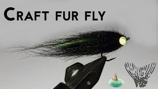 Craft fur fly  Fly tying [upl. by Nuhs]