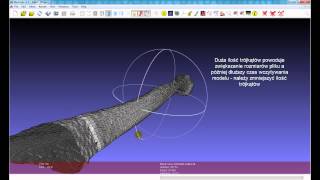 Ambient Occlusion and Mesh Simplification in MeshLab  Edycja siatki modelu w MeshLab [upl. by Kcirtap]