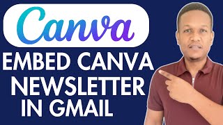 How To Embed Canva Newsletter In Email [upl. by Rhodie]