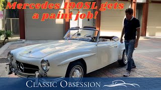 Repainting a Mercedes 190SL  Classic Obsession  Episode 83 [upl. by Gianna]