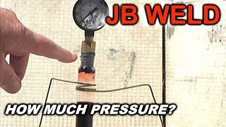 TTTT JBWeld Extreme Pressure Test [upl. by Oiluig]