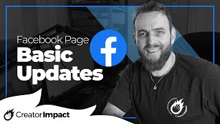 How to Update amp Edit your Facebook Page Desktop amp Phone  Beginners Tutorial [upl. by Wemolohtrab705]