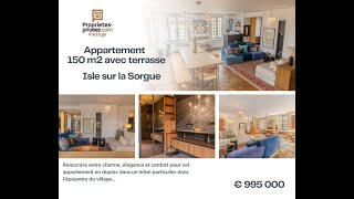 Appartement en Duplex 150 m2 dans un Hotel particulier du centre de lIsle sur la Sorgue [upl. by Rufford]