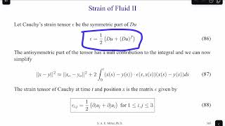 NavierStokes equations  Strain [upl. by Galen]