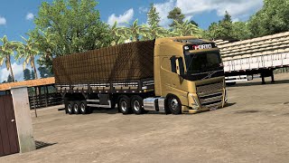 ETS2 150 SAINDO DA FAZENDA CARREGADO DE MARACUJÁ EM BUSCA DO CEASA DE SÃO PAULO FH460LS GUERRA [upl. by Eisserc]