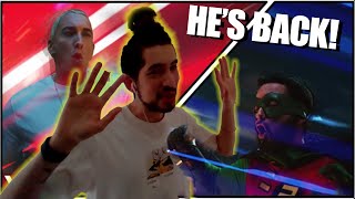 YOU CANT CANCEL THE GOAT  Eminem  Houdini Official Music Video Reaction [upl. by Tom713]