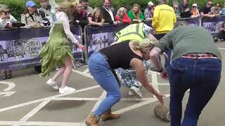 Stilton Cheese Rolling Festival 2024  Cheese Rolling Finals [upl. by Fulmis]