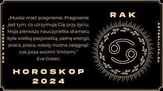 RAK  HOROSKOP 2024  Czytanie na rok 2024 [upl. by Tol]