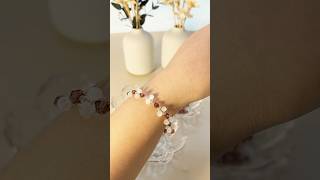 White🐚✨bracelets for 🌺fall daisybracelet floraljewelery ᴊᴇᴡᴇʟʀʏᴍᴀᴋɪɴɢ process whitebracelets [upl. by Fiertz]