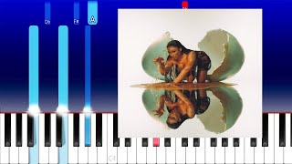 Megan Thee Stallion  Mamushi Piano Tutorial [upl. by Neffets]