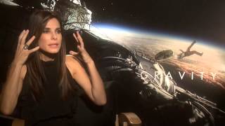 Sandra Bullock Talks Gravity 2013 [upl. by Marge]