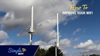 How to increase your routers WiFi signal using high power antennas 24Ghz5Ghz [upl. by Ioved]