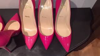 pigalle follies 120 pre2013 pigalle 120 so kate 120 comparison video christian loubou [upl. by Ycul]