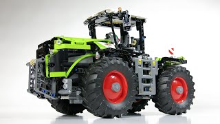 LEGO Technic 42054 CLAAS Xerion 5000 Trac VC  A amp Bmodel Demo [upl. by Reckford839]