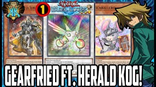 🤑¿AHORA SI VALIO LA PENA COMPRARLO💸  GEARFRIED FT HERALD DECK  YuGiOh Duel Links [upl. by Oinegue]