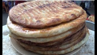 Sheermal  Shirmal  Incredible Cooking Skill Of Making The Special Flat Bread Street Food Of India [upl. by Apollus]