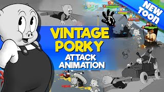 ATTACK ANIMATION I Vintage Porky  Looney Tunes World of Mayhem [upl. by Grube659]