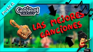 🔵 LAS MEJORES CANCIONES con la MANDOLINA FLORAL ⚡💧GENSHIN IMPACT 22 🔥❄ 2021 [upl. by Elena610]