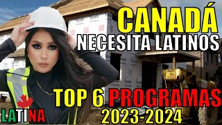 🚨Las 6 FORMAS INFALIBLES de MIGRAR A CANADÁ 2023 Y 2024🍁Hasta en 14 días y GRATIS [upl. by Gut]