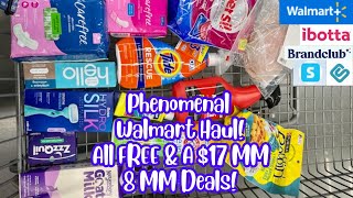 Phenomenal Walmart Haul All FREE amp A 17 MONEYMAKER 520 [upl. by Haseefan]