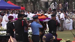 Lata Mangeshkar Funeral  Full HD Video [upl. by Aidahs]