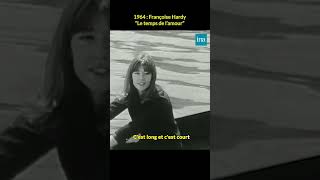 Françoise Hardy quotLe temps de lamourquot ❤️ INA shorts [upl. by Namyl626]