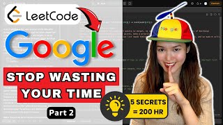 How I cracked my Google interviews  Leetcode tips 5 strategies for success Part 2 [upl. by Geraint]