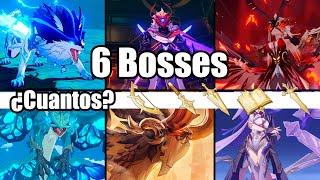 6 BOSSES SEMANALES  270 Resina ¿Cuántos Prototipos 🤔  Genshin Impact [upl. by Enitsenre]