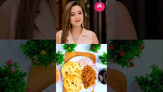 Laccha paratha with Chole  kavya ne anupma ko bola ghar se Jane ko  ytshorts anupama recipe [upl. by Esela]