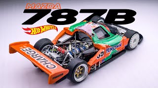 Mazda 787B Race Car Hotwheels Custom [upl. by Ikcim]