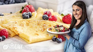 Easy Crepe Recipe [upl. by Drandell]