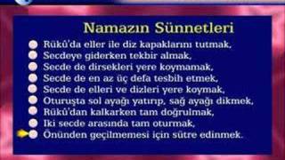 Namaz Öğretmeni 8 Namazın sünnetleri mekruhu [upl. by Anelet]