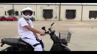 Killer Motorsports Transit 50cc Peace Scooter Demonstration [upl. by Zurc]