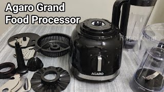 Agaro Grand Food Processor Review  Best food Processor  झटपट करे सारे काम आसानी से [upl. by Olyhs]