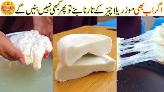 Mozzarella Cheese Recipe Factory Style  Cheese Recipe by Village Handi Roti [upl. by Way]