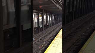 Mta A train at Delancey Street [upl. by Kcirdorb891]