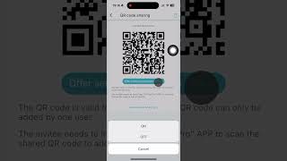 How to share camera QR code in OKAM Pro App [upl. by Geffner873]