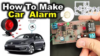 Homemade alarm for car or motorcycle or bicycle [upl. by Daus]