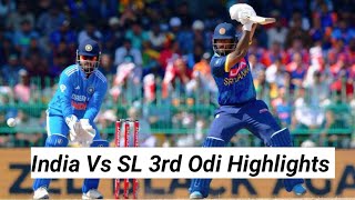 India Vs Sri Lanka 2024 3rd Odi Highlights  SL Vs Ind 3rd Odi full highlights 2024  Ind Vs SL [upl. by Arrotal61]