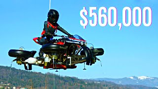 MEET FLYING MOTORCYCLE  LAZARETH LMV 496 WHICH RUNS ON ROAD amp CAN FLY MUST WATCH [upl. by Melburn]