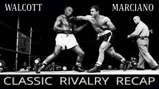 Jersey Joe Walcott vs Rocky Marciano  Classic Rivalry Recap [upl. by Ayikur]