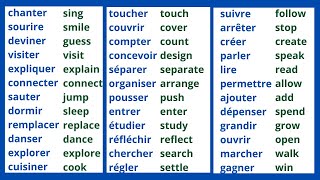 250 verbes anglais les plus utilisés 250 most common English verbs ANGLAIS PLUS [upl. by Dugaid590]