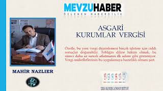 Asgari Kurumlar Vergisi [upl. by Nolyarg454]