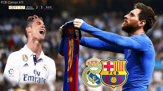 Real Madrid vs Barcelona Full Match English Commentary HD Liga Santander 23042017 [upl. by Ynnaej]