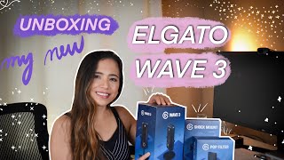 ELGATO WAVE 3 UNBOXING  SETUP [upl. by Kacy]