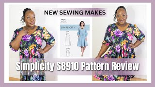 New Sewing Make Pattern Review Simplicity S8910 [upl. by Adnerb]