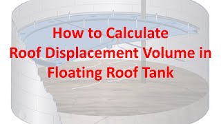 Roof Displacement Volume in Floating Roof Tank [upl. by Sset]